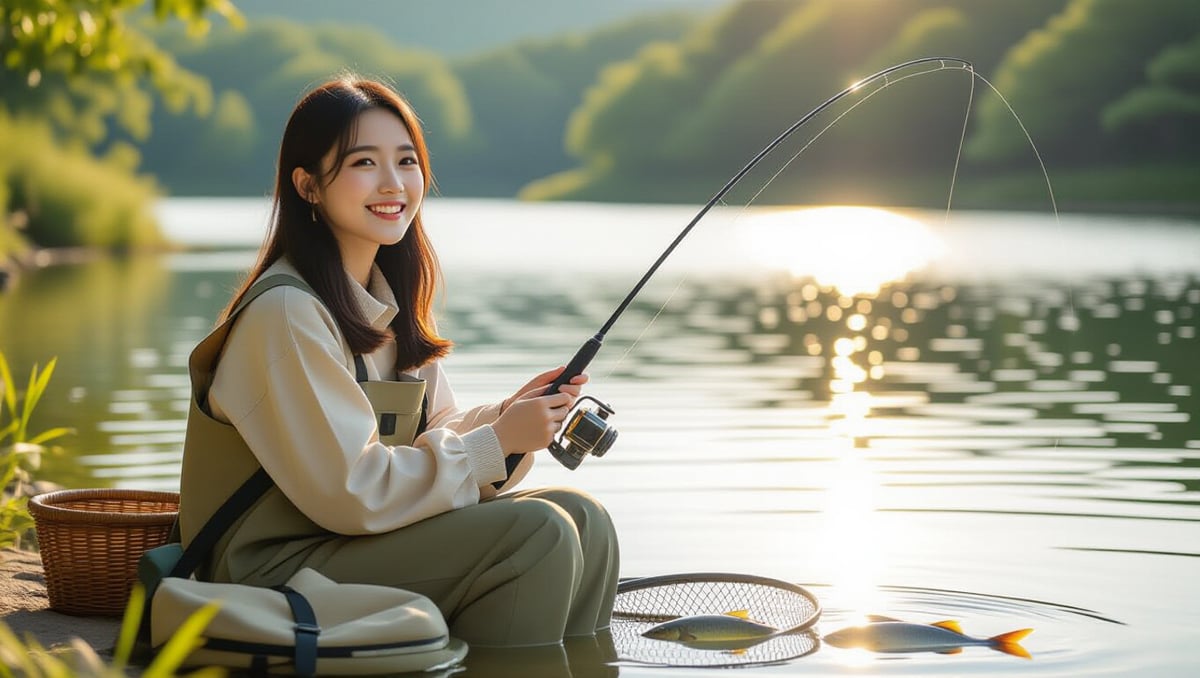 소녀들의 낚시 성장기: 따뜻한 우정과 힐링의 여정 5 🐠 낚시의 현실적인 재미와 몰입감