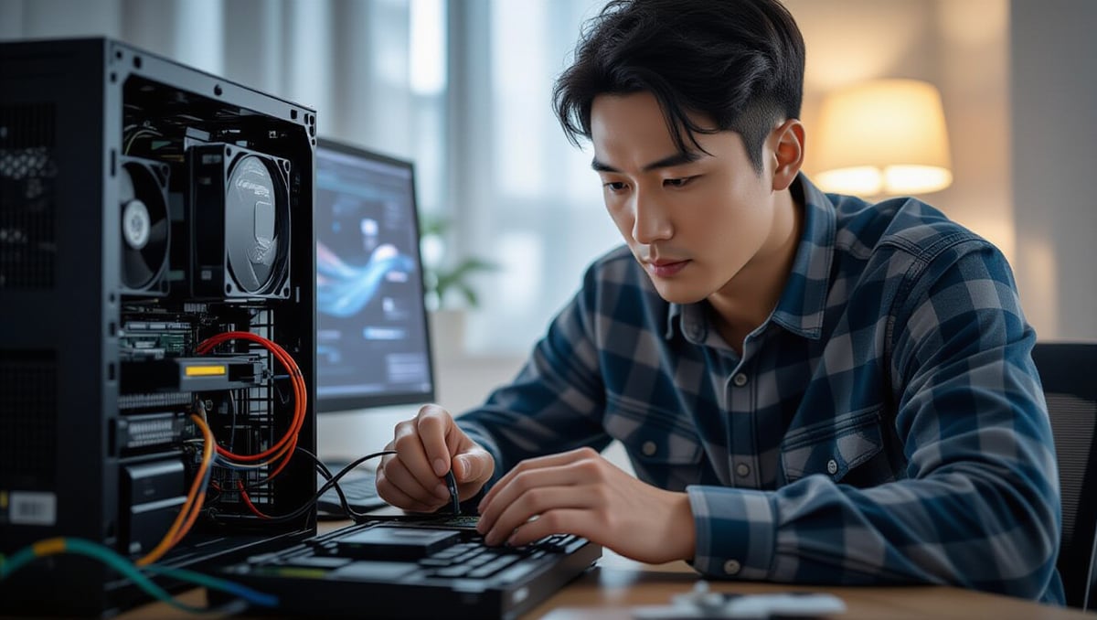 🛠️ 내부 하드웨어 점검: 부품 재장착과 발열