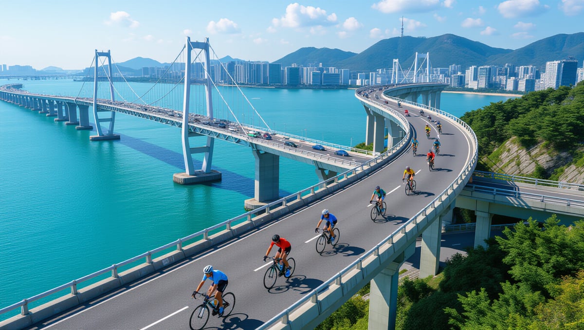 🚴 칠칠코스 77km: 부산 절경 속 도전 가이드