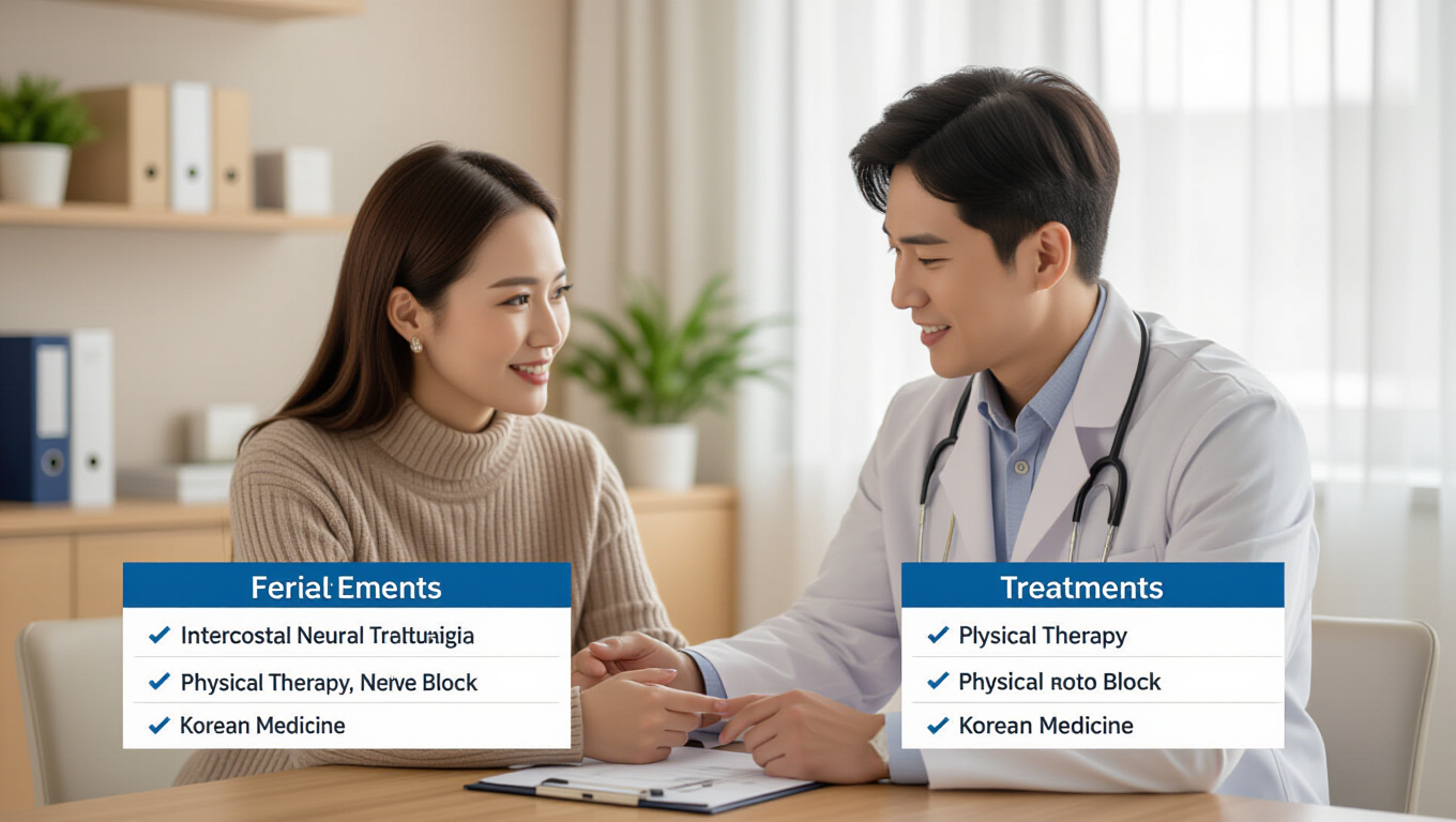 💊 늑간신경통, 어떻게 치료하나요?