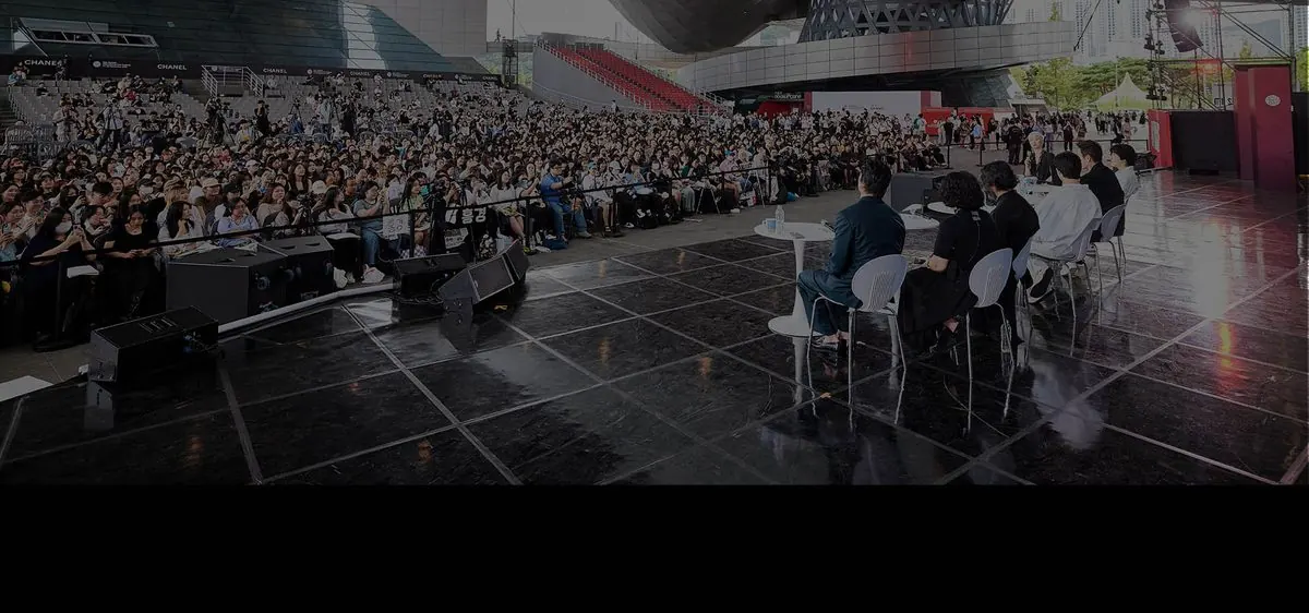 부산국제영화제 영화의전당 야외극장 현장